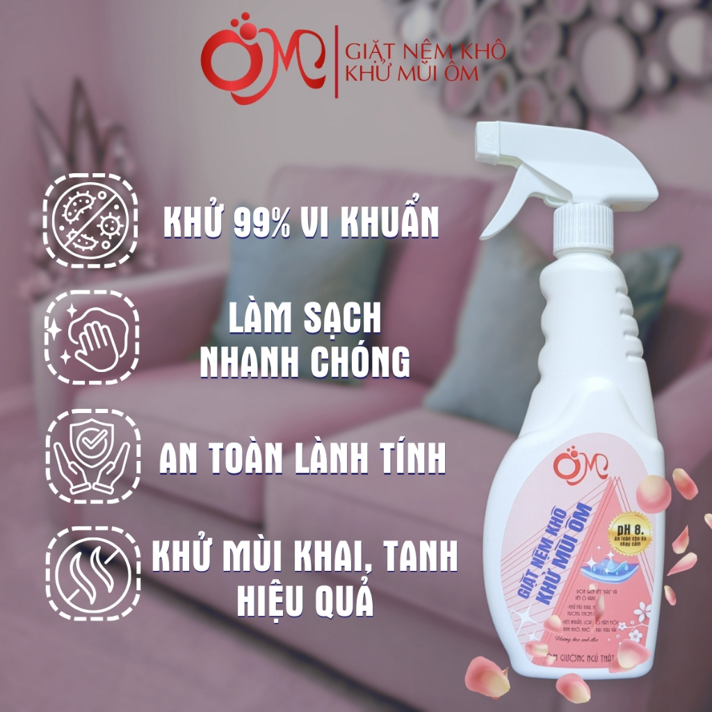 Xịt nệm khô ÔM