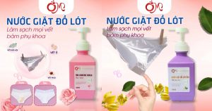 Lựa chọn nước giặt đồ lót Ôm an toàn và dịu nhẹ cho vùng kín